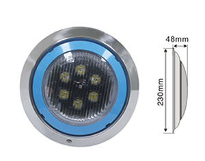 ALE-06不锈钢泳池变色灯6W/12V